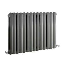 Nui Salvia Designer Radiator Contemporary Anthracite Steel 635x863x80mm - JJ Building Materials
