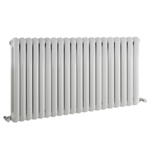 Nui Salvia Designer Radiator Contemporary White Steel 635x1223x80mm - JJ Building Materials
