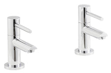 Nui Series Two Basin Taps Contemporary Chrome Brass 113x45x111mm - JJ Building Materials