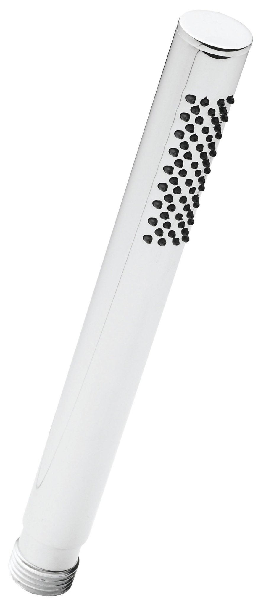 Nui Shower Parts Brass Pencil Handset Contemporary Chrome Stainless Steel 195x28x28mm - JJ Building Materials