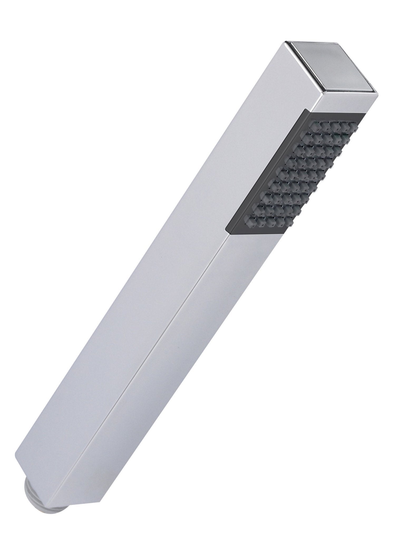 Nui Shower Parts Square Brass Handset Contemporary Chrome 212x25x25mm - JJ Building Materials