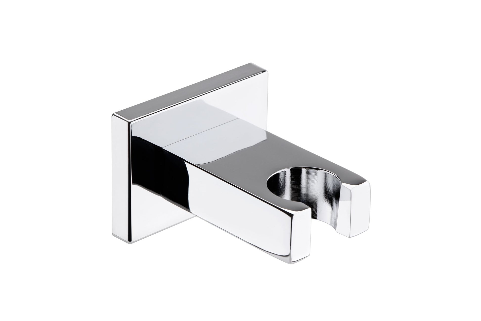 Nui Shower Parts Wall Bracket Contemporary Chrome Brass 68x60x43.5mm - JJ Building Materials