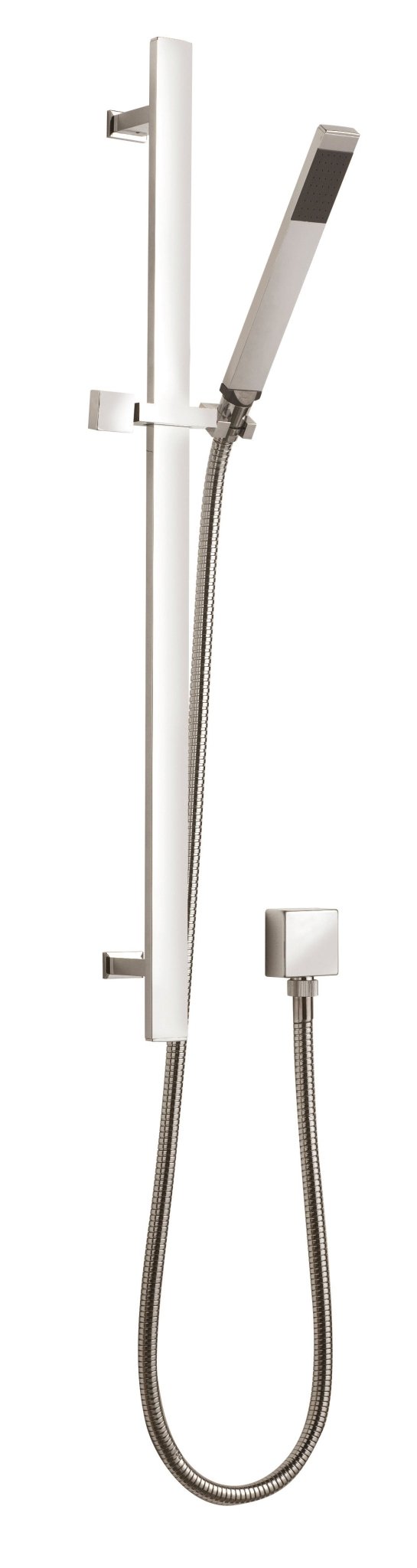 Nui Shower Slide Rail Kits Sheer Slide Rail Kit Contemporary Chrome Brass ABS 685x129x65mm - JJ Building Materials