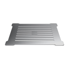 Nui Shower Tray Wastes Square Shower Waste With Chrome Top Contemporary Black Chrome Stainless Steel 86x144x144mm - JJ Building Materials