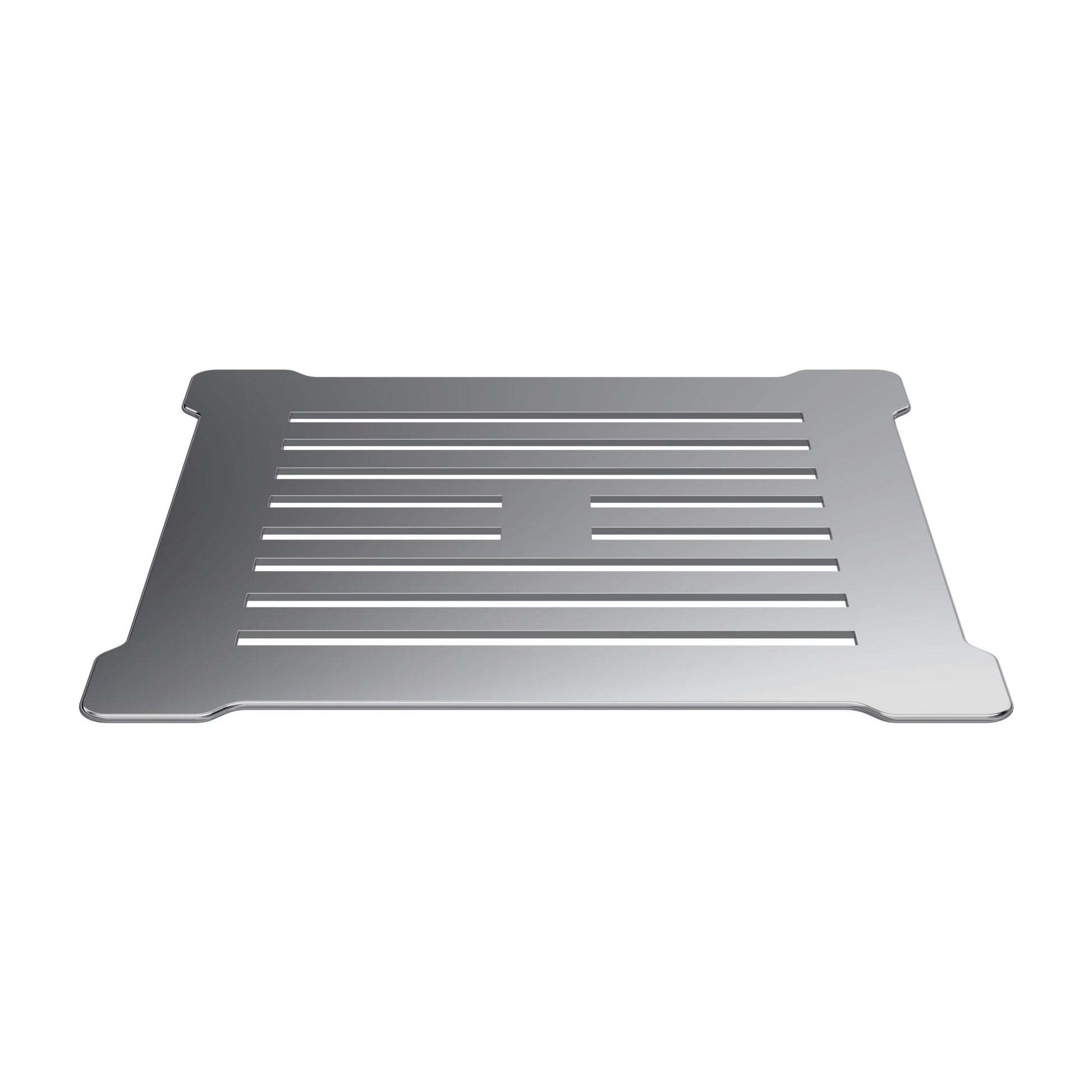 Nui Shower Tray Wastes Square Shower Waste With Chrome Top Contemporary Polypropylene 86x144x144mm - JJ Building Materials
