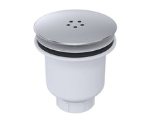 Nui Shower Tray Wastes Straight Shower Tray Waste Contemporary Chrome Polypropylene 145x115x115mm - JJ Building Materials