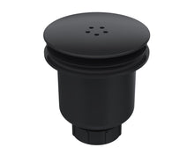 Nui Shower Tray Wastes Straight Shower Tray Waste Contemporary Matt Black Polypropylene 145x115x115mm - JJ Building Materials