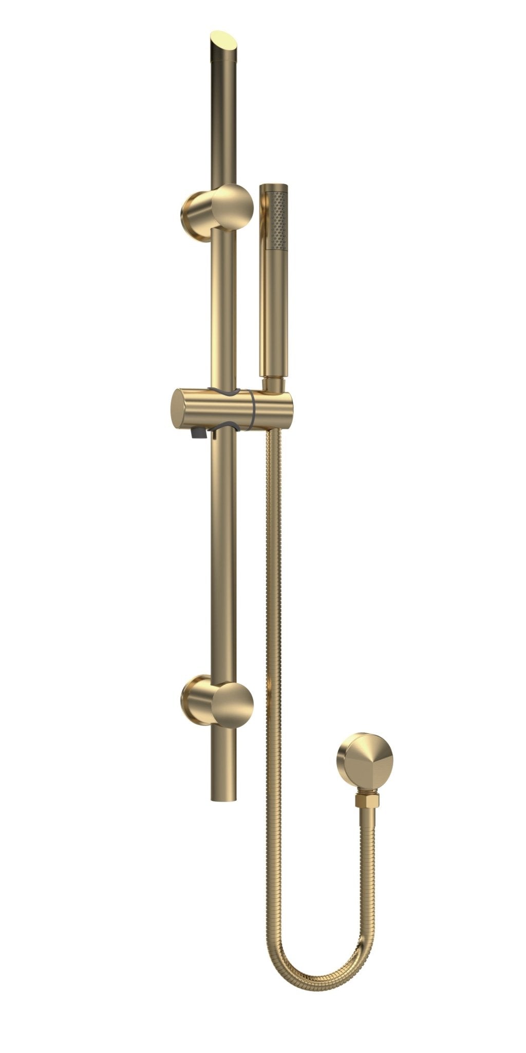Nui Slide Rail Kit Contemporary Brushed Brass Brass ABS 740x140x76mm - JJ Building Materials