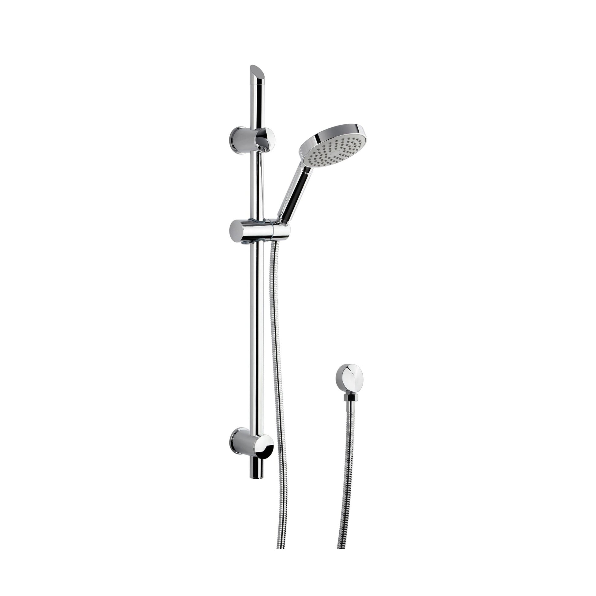 Nui Slide Rail Kit Contemporary Chrome Brass ABS 740x96x76mm - JJ Building Materials