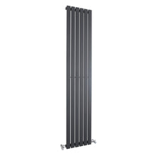 Nui Sloane Single Panel Designer Radiator Contemporary Anthracite Steel 1800x354x57mm - JJ Building Materials