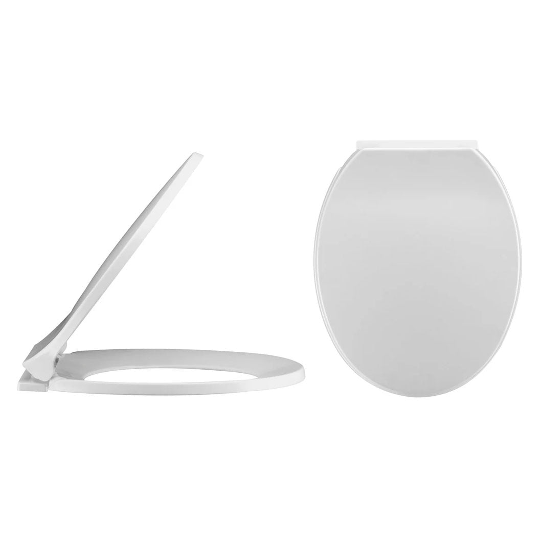 Nui Soft Close Toilet Seat Contemporary White Polypropylene 50x350x420mm - JJ Building Materials