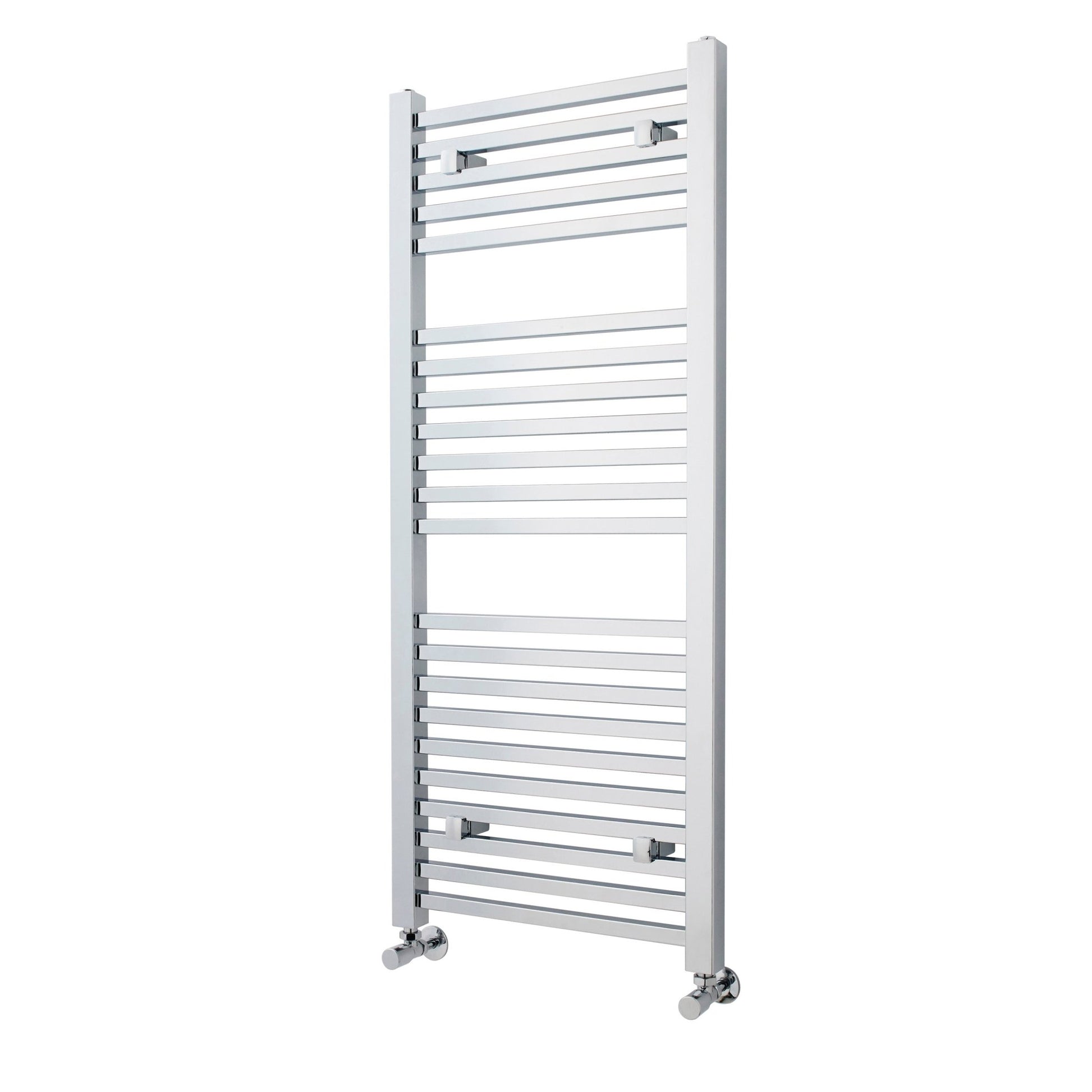 Nui Square Ladder Rail Contemporary Chrome Steel 1200x500x40mm - JJ Building Materials