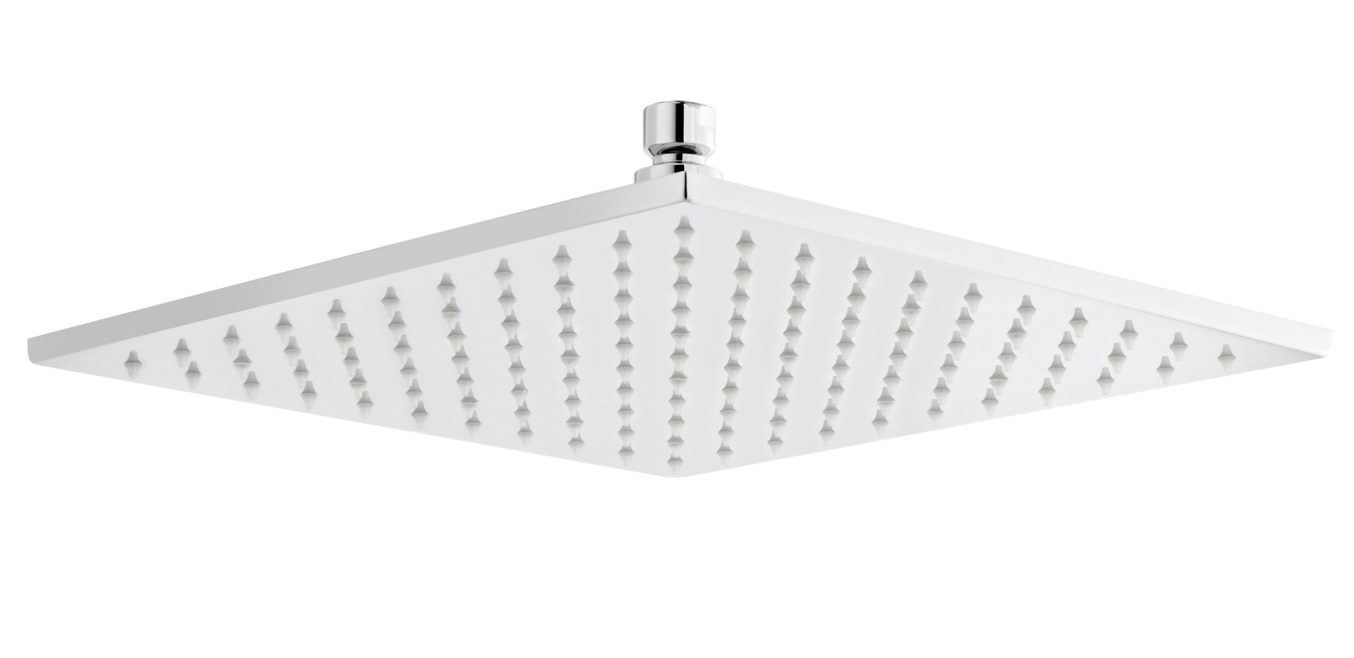 Nui Square Led Fixed Head Contemporary Chrome Brass 58x300x300mm - JJ Building Materials