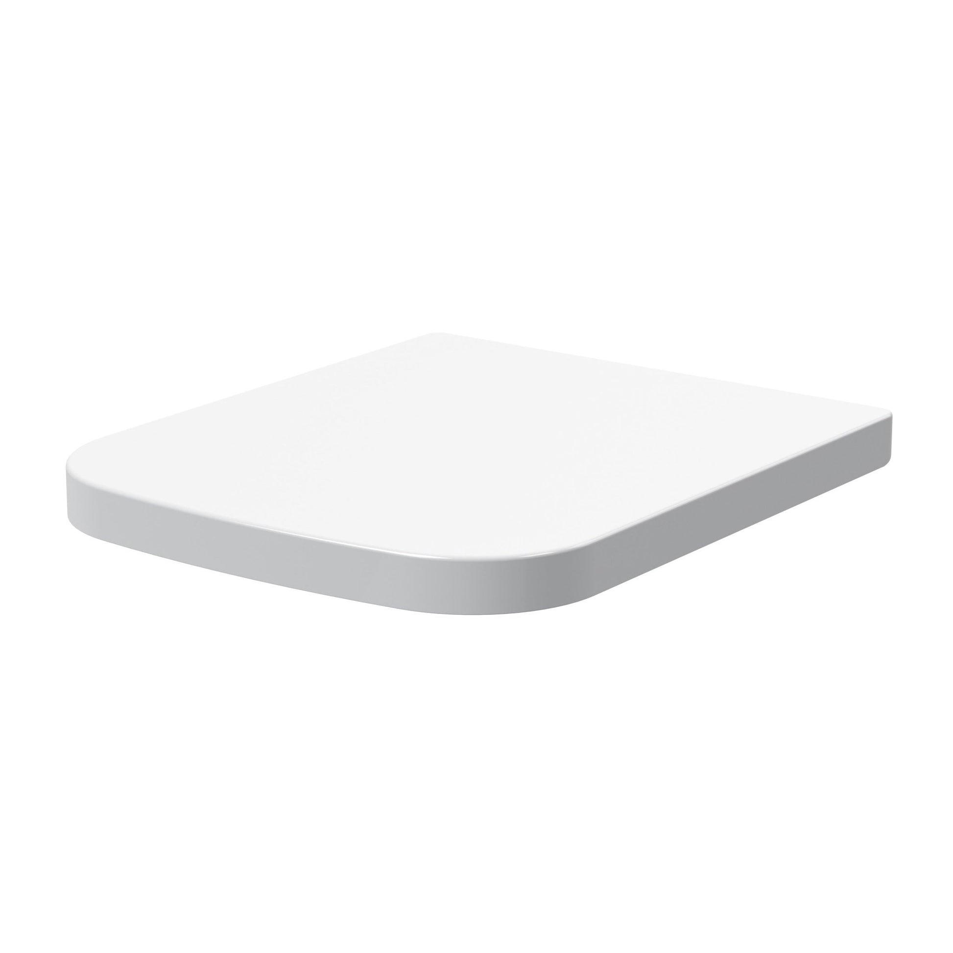 Nui Square Wrapover Seat Contemporary White Stainless Steel Nylon,urea 33x362x420mm - JJ Building Materials