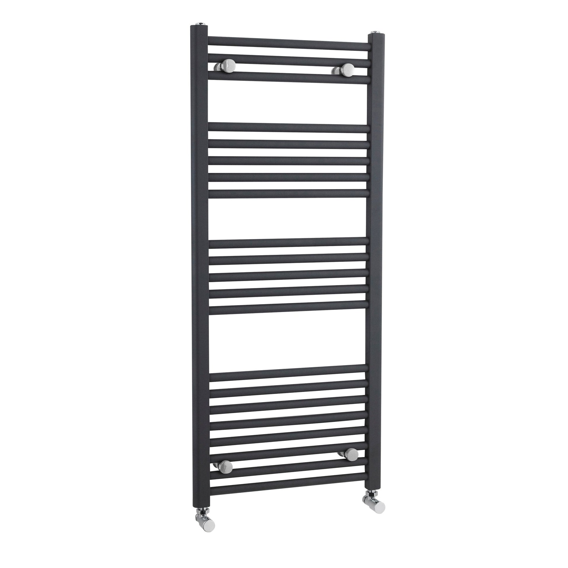 Nui Straight Ladder Rail Contemporary Anthracite Steel 1150x500x30mm - JJ Building Materials