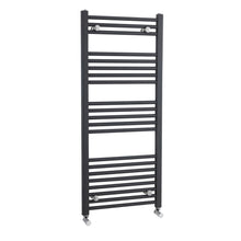 Nui Straight Ladder Rail Contemporary Anthracite Steel 1150x500x30mm - JJ Building Materials