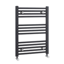 Nui Straight Ladder Rail Contemporary Anthracite Steel 700x500x30mm - JJ Building Materials