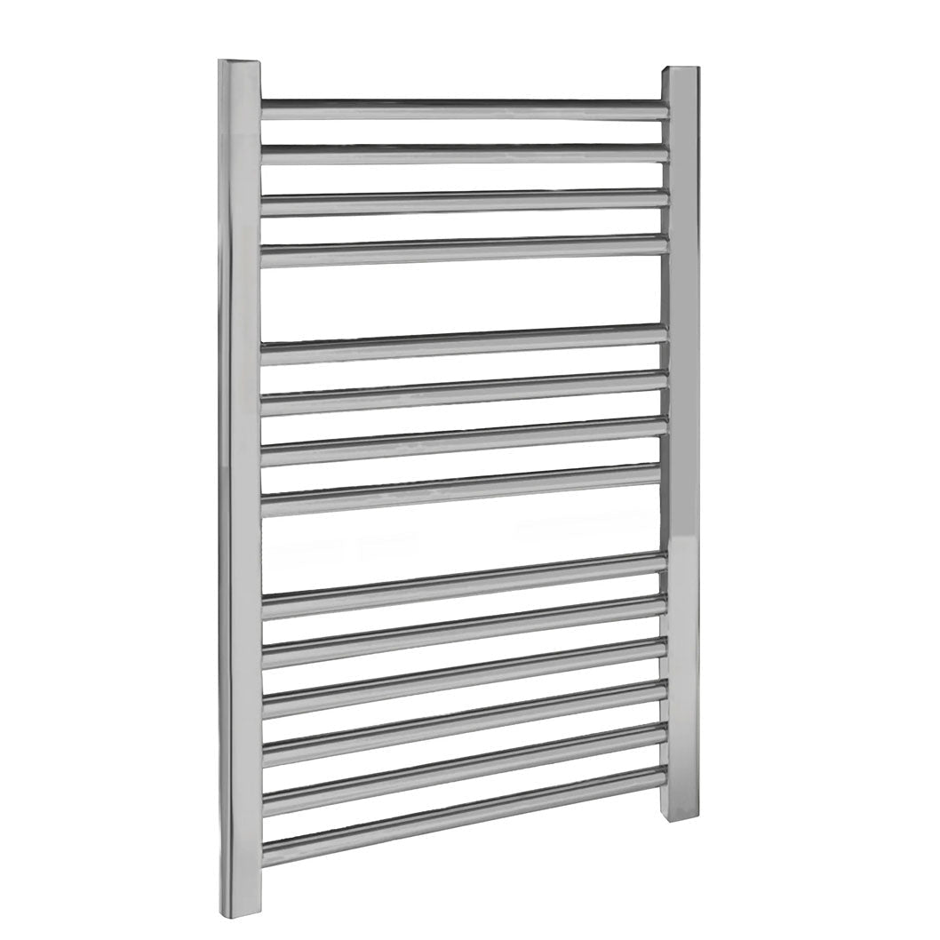Nui Straight Ladder Rail Contemporary Chrome Steel 700x500x30mm - JJ Building Materials
