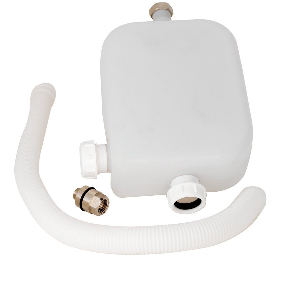 Nui Tap Extras 4 Tap Hole Hose Retainer Contemporary Chrome Brass 300x90x340mm - JJ Building Materials