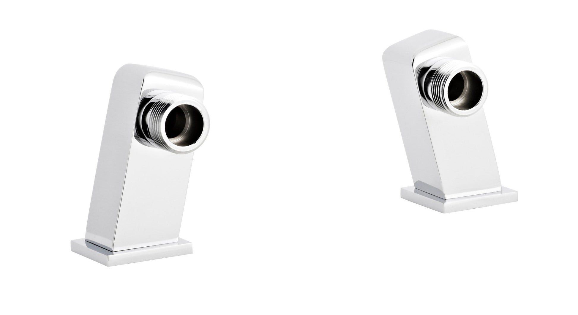 Nui Tap Extras Inlet Leg Contemporary Chrome Brass 70x42x88mm - JJ Building Materials