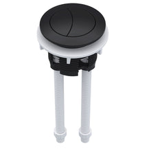 Nui Toilet Accessories Matt Black Cistern Push Button Contemporary ABS 160x45x45mm - JJ Building Materials