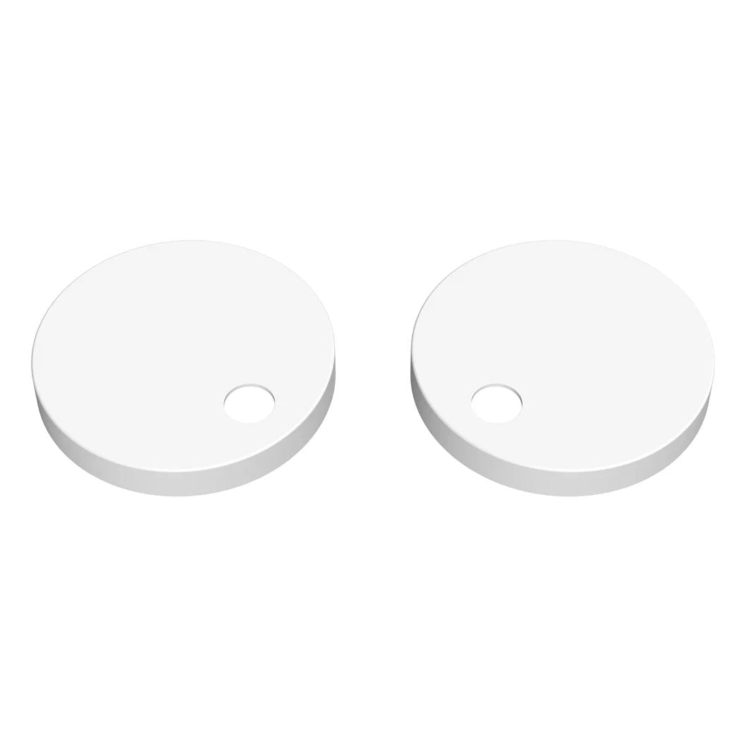 Nui Toilet Accessories Matt White Toilet Seat Cover Caps Contemporary Stainless Steel 70x70x99mm - TSC101 - JJ Building Materials