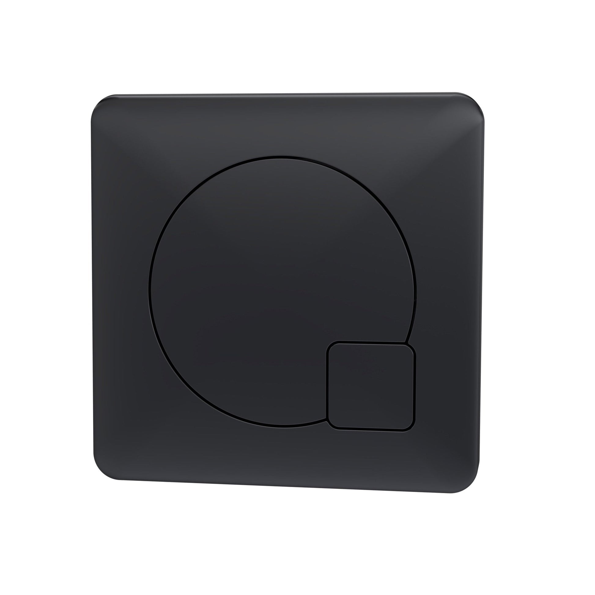 Nui Toilet Accessories Square Dual Flush Black Push Button Contemporary ABS 70x70x99mm - JJ Building Materials