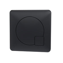 Nui Toilet Accessories Square Dual Flush Black Push Button Contemporary ABS 70x70x99mm - JJ Building Materials