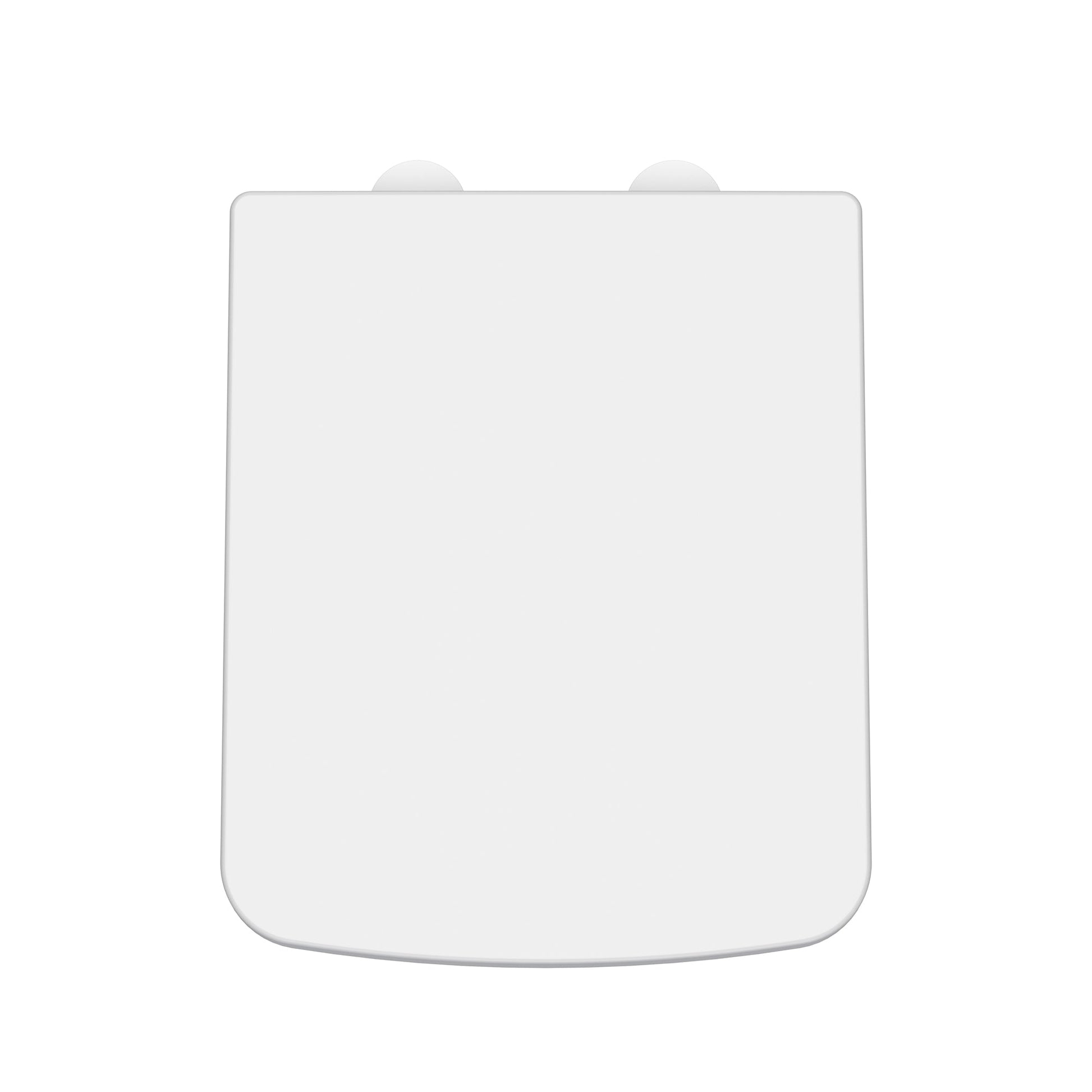 Nui Toilet Seats Square Soft Close Seat Contemporary Gloss White Urea 70x358x435mm - NCH198W - JJ Building Materials