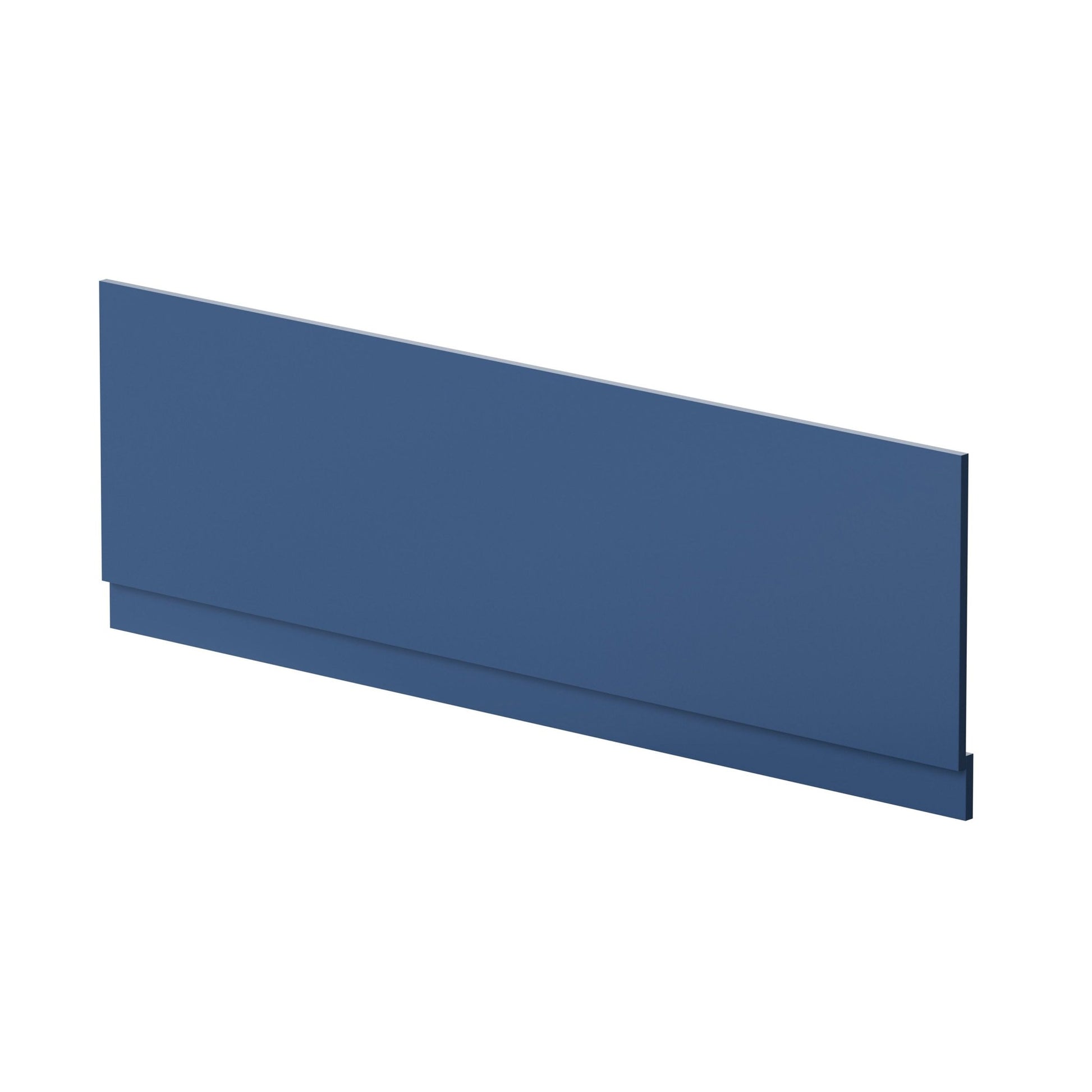 Nui Urban 1700mm Bath Front Panel Contemporary Satin Blue MDF Painted Matt 560x1695x36mm - JJ Building Materials