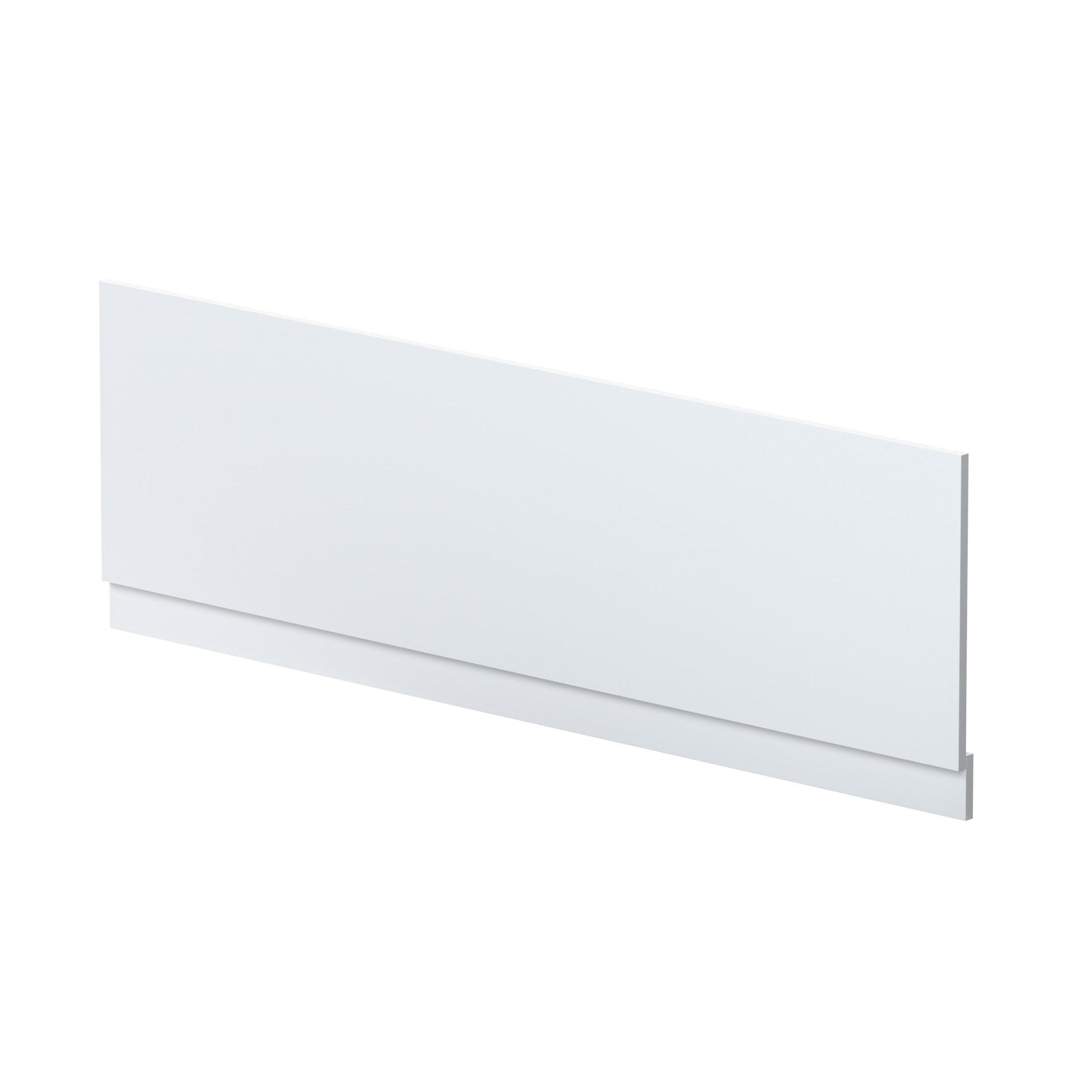 Nui Urban 1700mm Bath Front Panel Contemporary Satin White MDF Painted Matt 560x1695x36mm - JJ Building Materials