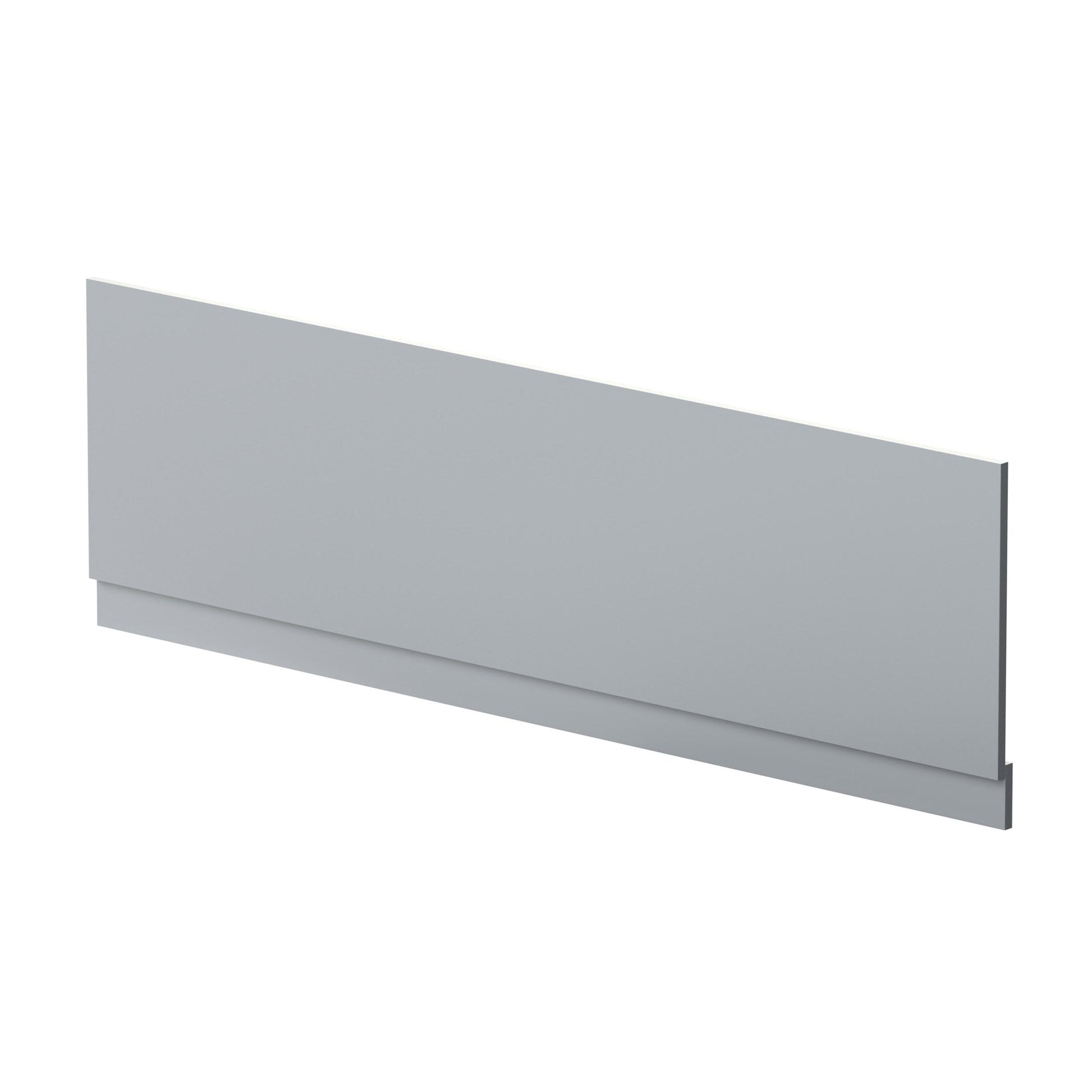 Nui Urban 1800mm Bath Front Panel Contemporary Satin Grey MDF Painted Matt 560x1795x36mm - JJ Building Materials