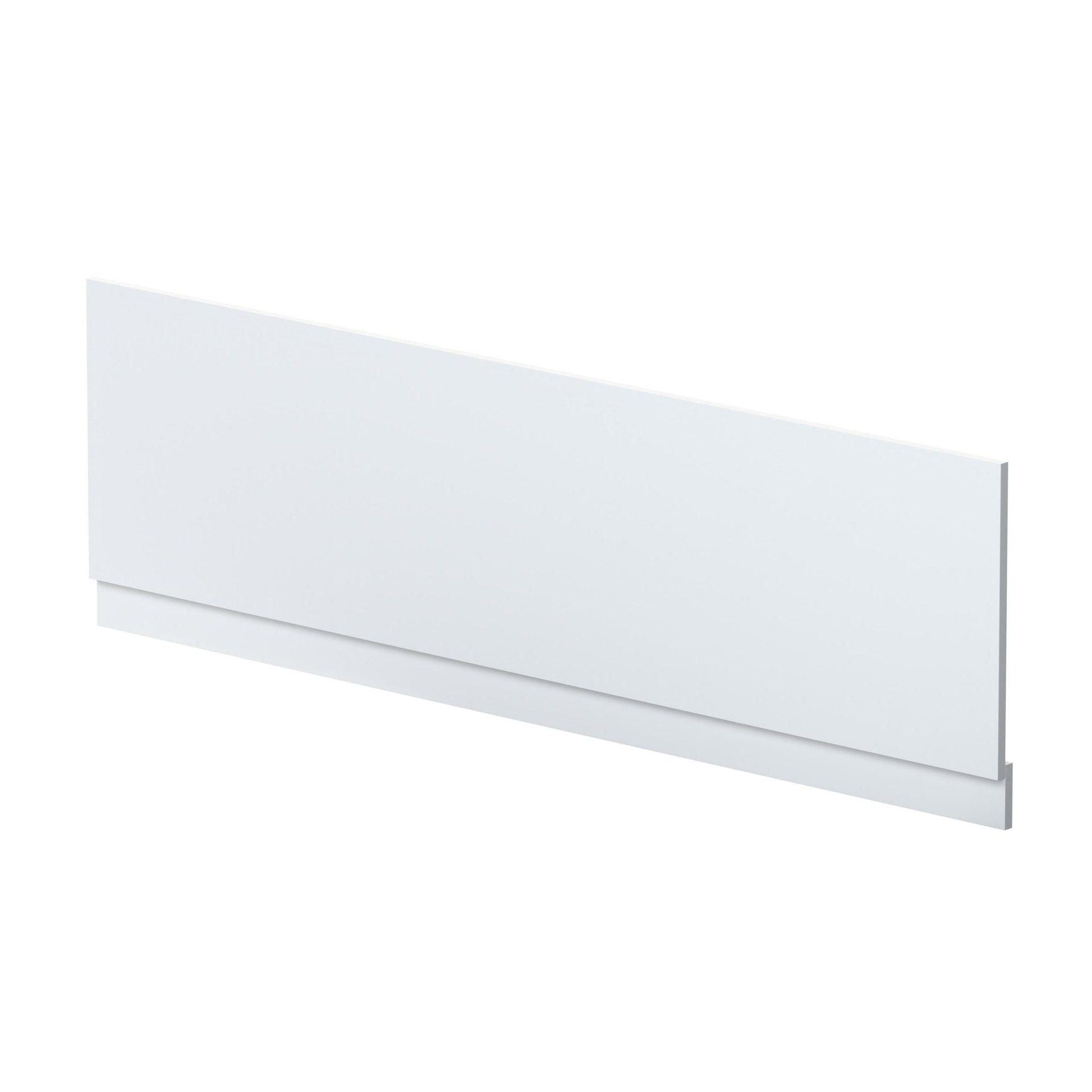 Nui Urban 1800mm Bath Front Panel Contemporary Satin White MDF Painted Matt 560x1795x36mm - JJ Building Materials