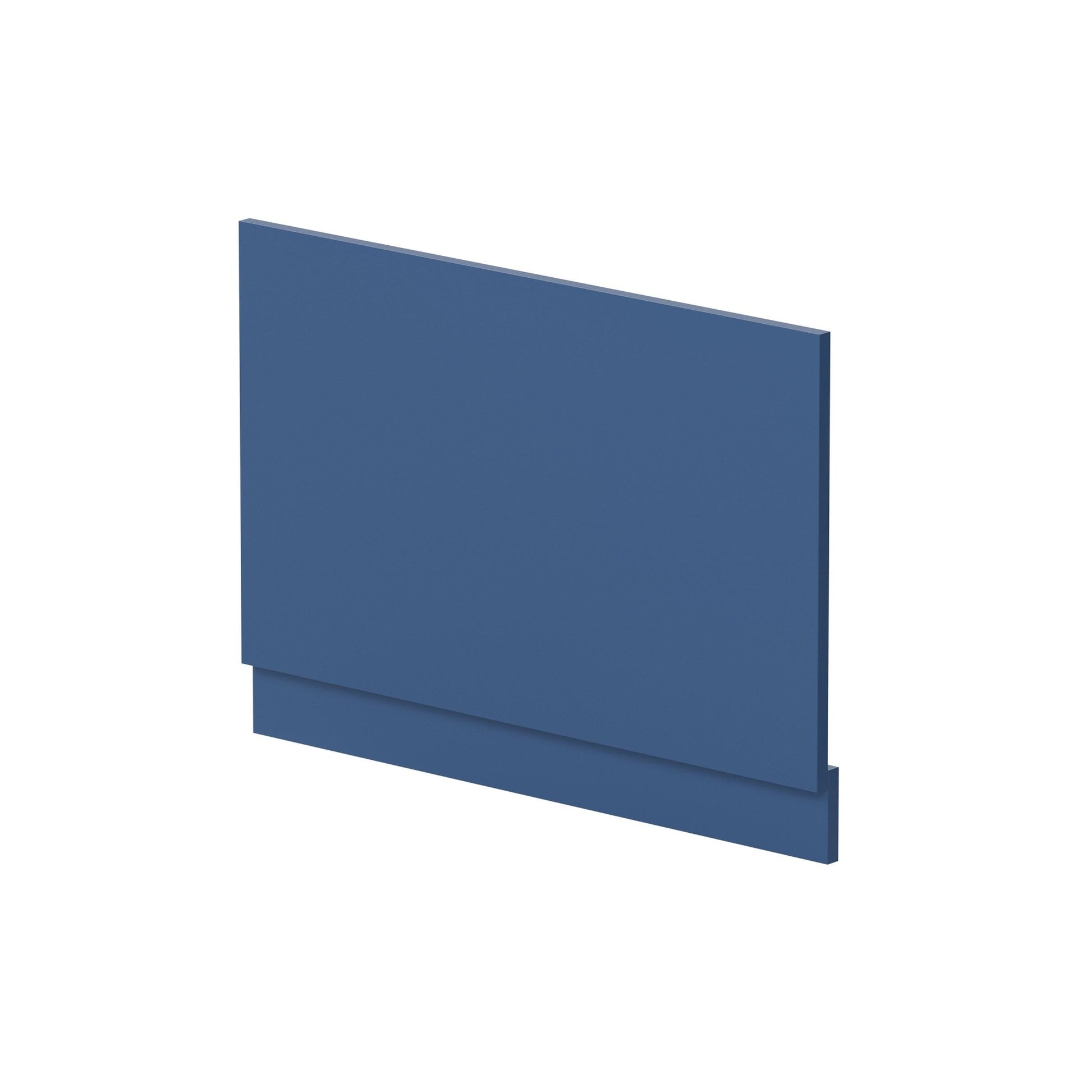 Nui Urban 800mm Bath End Panel Contemporary Satin Blue MDF Painted Matt 560x780x36mm - JJ Building Materials