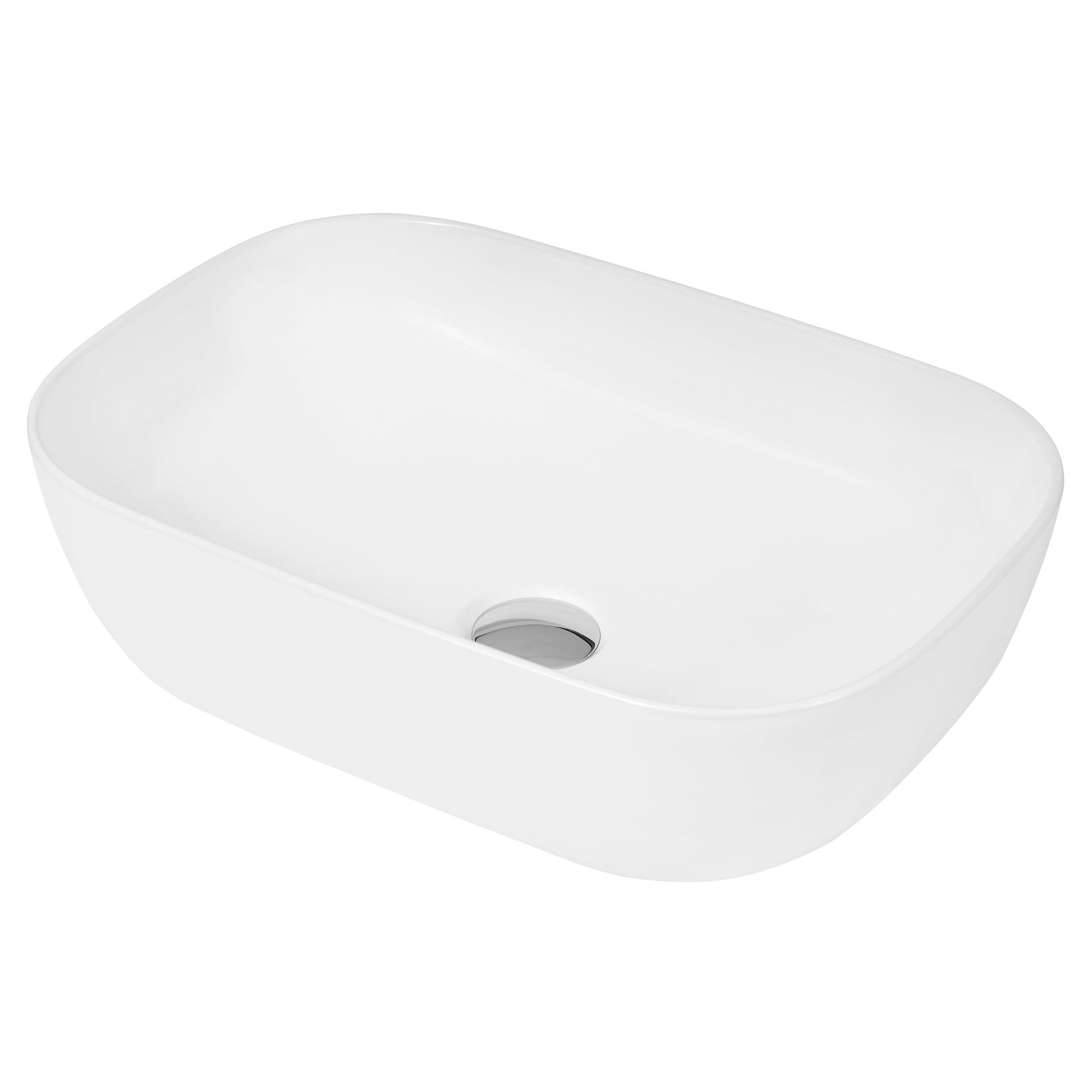 Nui Vessels Rectangular Vessel Contemporary White Vitreous China 135x455x325mm - JJ Building Materials