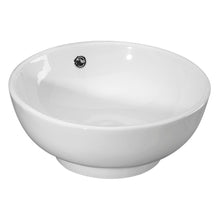 Nui Vessels Round Vessel Contemporary White Vitreous China 175x410x410mm - JJ Building Materials
