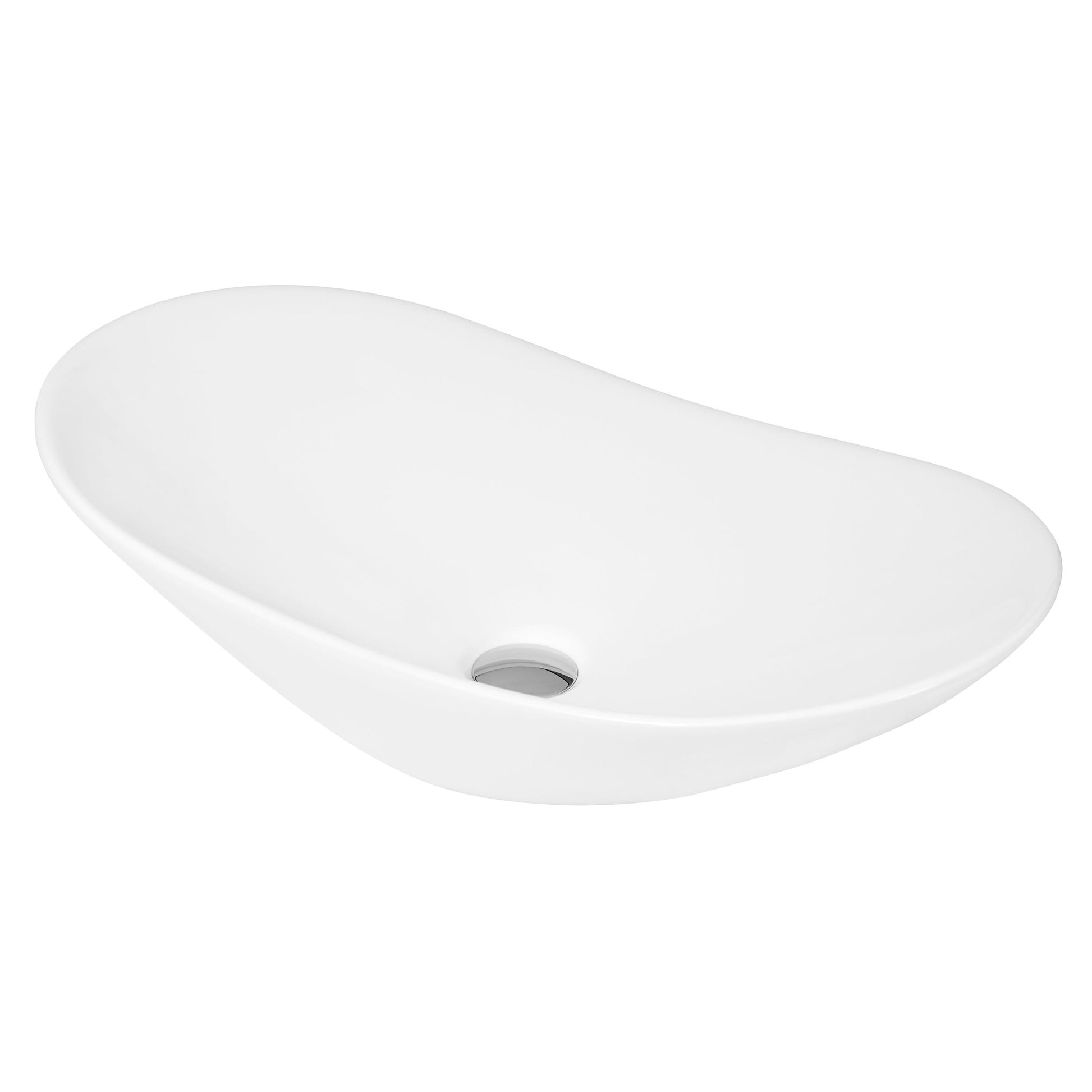 Nui Vessels Vessel Contemporary White Vitreous China 155x615x360mm - JJ Building Materials