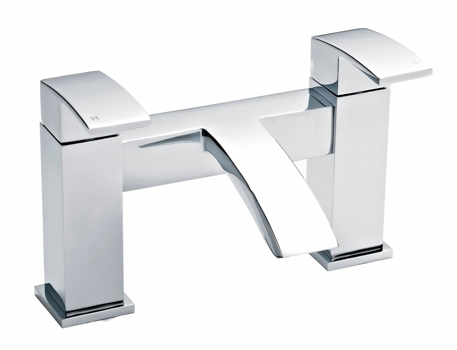 Nui Vibe Bath Filler Contemporary Chrome Brass 127x229x138mm - JJ Building Materials