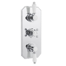 Nui Victorian Triple Thermostatic Shower Valve Traditional Chrome Brass ABS 280x120x135mm - ITY317 - JJ Building Materials