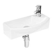 Nui Wall Hung Basins Wall Hung Vessel Contemporary White Vitreous China 120x450x220mm - NBV160 - JJ Building Materials
