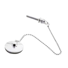 Nui Wastes Basin Plug And Chain Contemporary Chrome Brass 38x38x14mm - JJ Building Materials