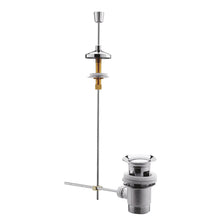 Nui Wastes Basin Pop Up Waste Contemporary Chrome Brass 85x83x83mm - JJ Building Materials