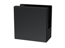Nui Wetroom Accessories Black Wetroom Foot And Wall Bracket Contemporary Matt Black Brass 45x45x25mm - JJ Building Materials