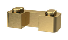 Nui Wetroom Accessories Brushed Brass Wetroom Screen Support Foot Contemporary 45x44x30mm - JJ Building Materials