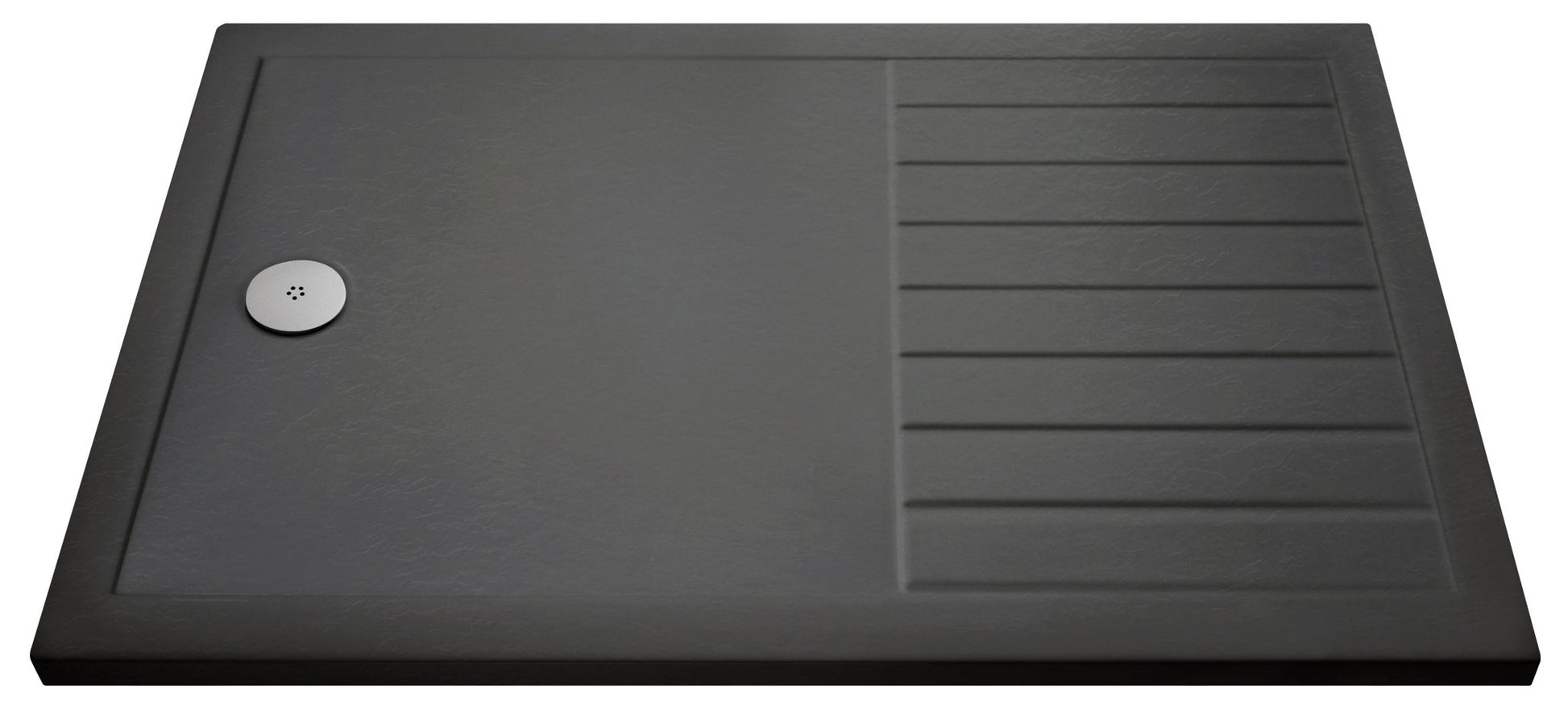 Nui Wetroom Trays Rectangular Walk - in Shower Tray 1400 X 800 Contemporary Grey Slate Acrylic Capped ABS Caco3 And Pu - JJ Building Materials