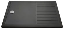 Nui Wetroom Trays Rectangular Walk - in Shower Tray 1400 X 800 Contemporary Grey Slate Acrylic Capped ABS Caco3 And Pu - JJ Building Materials