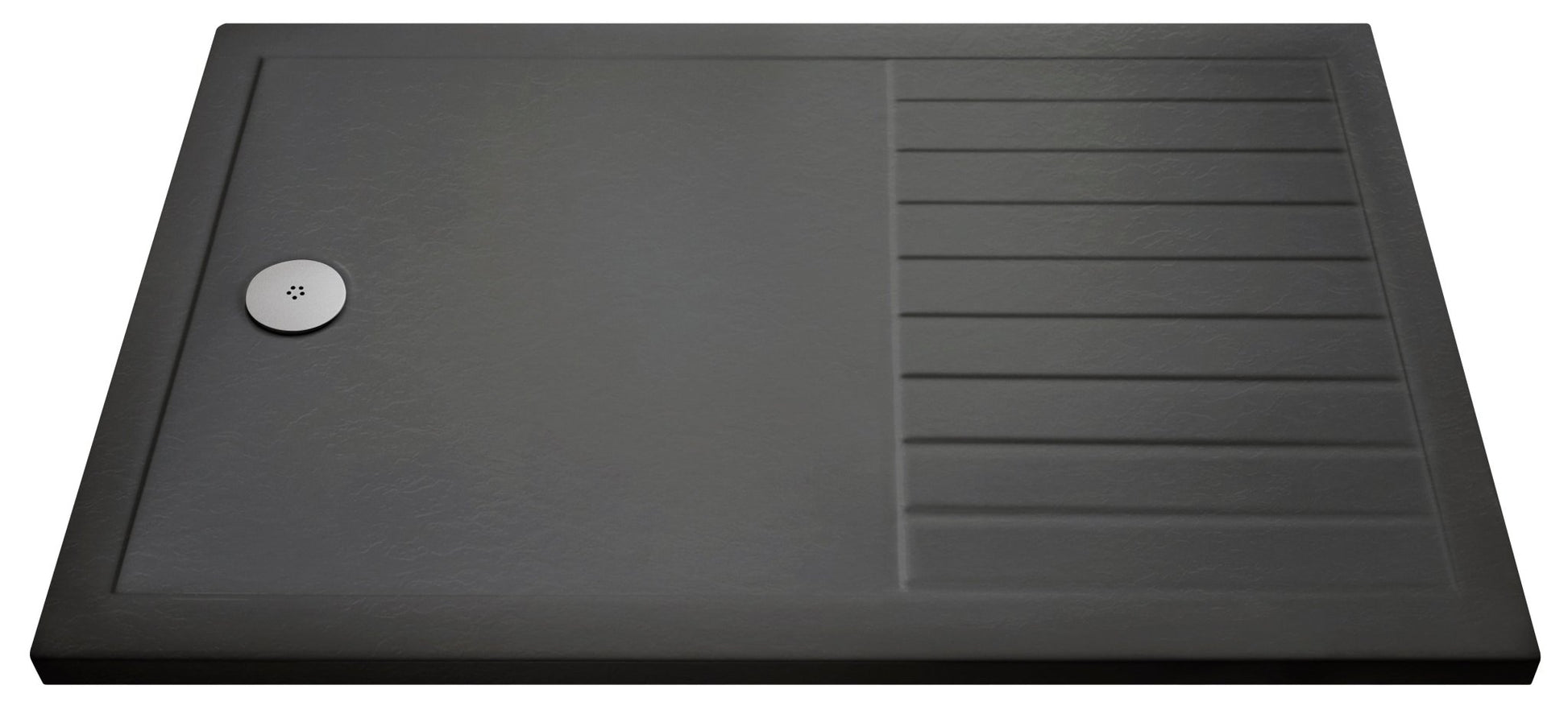 Nui Wetroom Trays Rectangular Walk - in Shower Tray 1400 X 900 Contemporary Grey Slate Acrylic Capped ABS Caco3 And Pu - JJ Building Materials