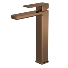 Nui Windon High Rise Mono Basin Mixer Contemporary Brushed Bronze Brass 290x50x192mm - JJ Building Materials