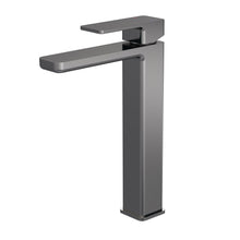 Nui Windon High - rise Mono Basin Mixer (no Waste) Contemporary Brushed Pewter Brass,plastic 290x50x192mm - JJ Building Materials