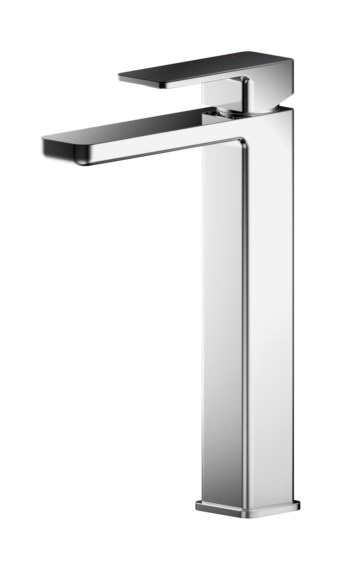 Nui Windon High - rise Mono Basin Mixer (no Waste) Contemporary Chrome Brass,plastic 290x50x192mm - JJ Building Materials